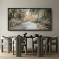 thumbnail image 6 of Large Framed Canvas Print Abstract Modern Wall Art Decorative Ready to Hang Painting for Living room Bedroom - 60"x30" Black Frame, 6 of 9
