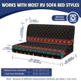 thumbnail image 7 of Chririnla Geometric Stripe RV Camper Sofa Slipcover Stretch Fit for Motorhome Travel Trailer, Furniture Protector Fit for Jackknife Sofa Bed, 7 of 7