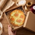 thumbnail image 6 of Pineapple Bun Squishy with Slow Rising Pu Foam and Grid Texture, 1 Pack, Golden Brown, for Relaxation and Desk Decoration, Simulated Toy, 6 of 8