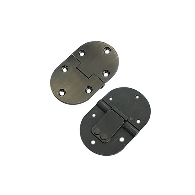 QCAA Solid Brass Butler Tray, Folding Table Hinge, 21/2" x 11/2" x 3.