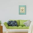 thumbnail image 2 of Beautiful Beach Wall Art 12x16in Ocean Blue Canvas with Seashell and Starfish Bathroom Paintings, Nautical Decorations for a Relaxing Bedroom Atmosphere., 2 of 7