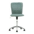 thumbnail image 3 of Weston Home Bold 14.57 in Task Chair with Swivel & Adjustable Height, 250 lb. Capacity, Teal, 3 of 7