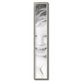 thumbnail image 2 of ArtToFrames 6" x 37" Silver with Stained Grey Picture Frame, 6x37 inch Silver Wood Poster Frame (WOM-4767), 2 of 7
