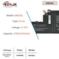 thumbnail image 3 of OM03XL 11.55V 57Wh Laptop Battery for HP EliteBook X360 1030 G2 13.3" Y8Q67EA Y8Q89EA Z2W62EA Series 863167-171 863167-1B1 863280-855 HSTNN-IB70 HSTNN-IB7O HSTNN-1B70 HSN-I04C OMO3XL 0MO3XL OM0305, 3 of 8