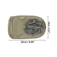 thumbnail image 4 of 1 Pc Double Side Shower Gloves Exfoliating Glove for Bathroom 8.66"x5.51" Gray, 4 of 6
