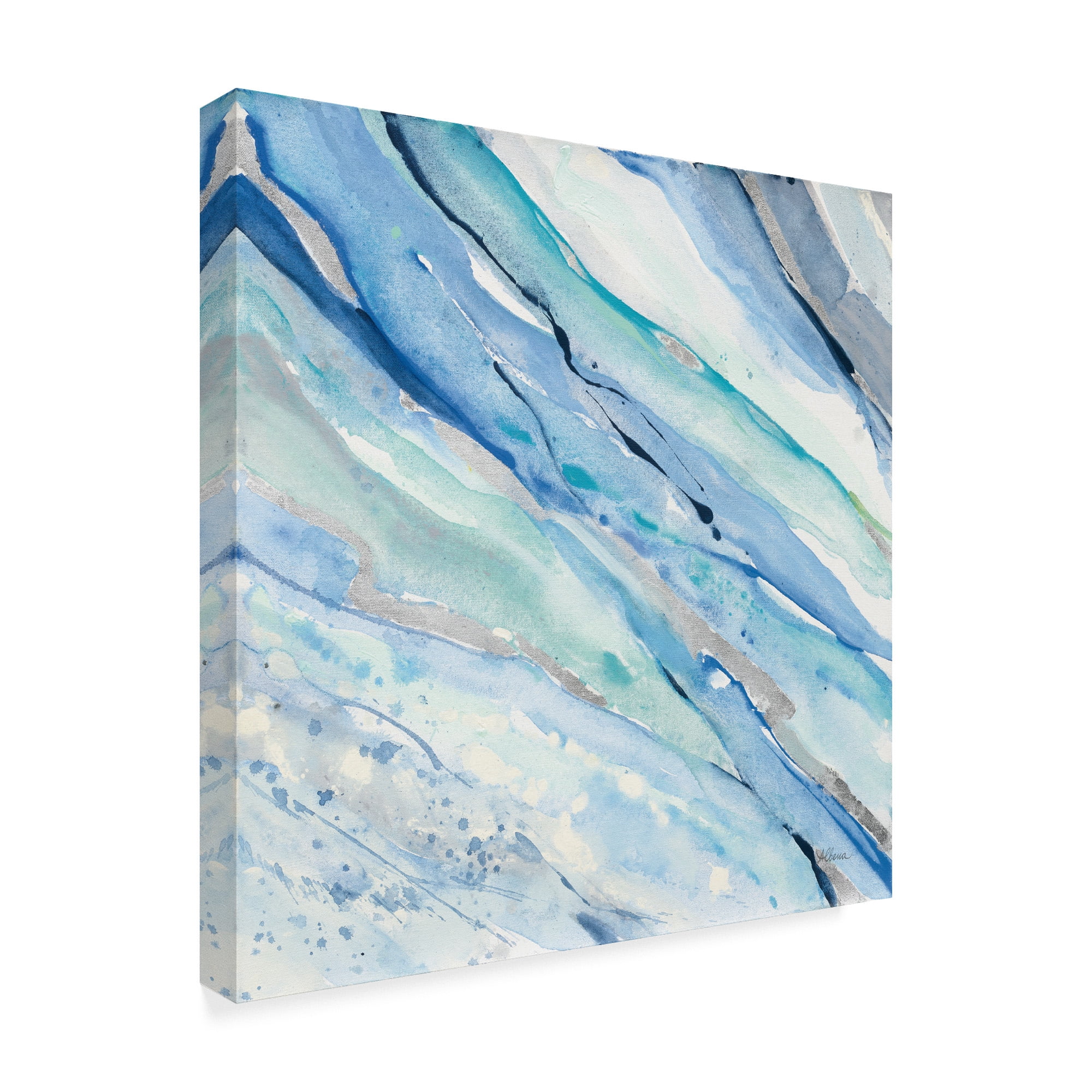 Trademark Fine Art 'Silver Spring I' Canvas Art by Albena Hristova