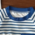 thumbnail image 5 of Amidoa Boys Summer Outfit Sets 2 Piece T-Shirt Graphic Cotton Tank Top and Shorts Set Kids Clothing Sets Blue Size 8, 5 of 7