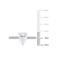 thumbnail image 2 of Everly Women's Created Moissanite 14K White Gold Engagement Ring, 2 of 6