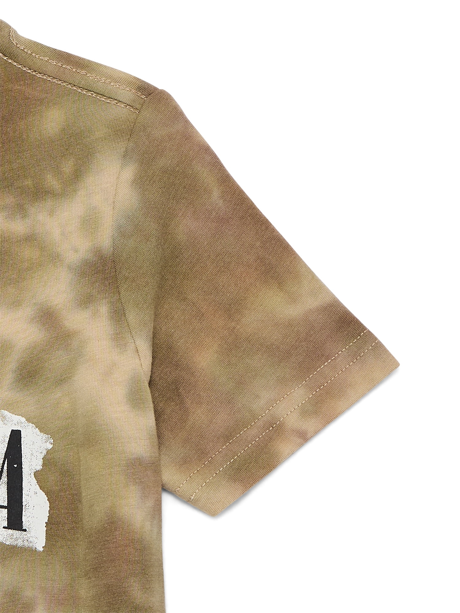 Nirvana Boys Tie Dye Graphic Tee with Short Sleeves, Sizes 4-18