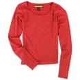 thumbnail image 4 of Aeropostale - Playera de Manga Larga con Espalda de Ganchillo para Mujer, Roja, Mediana, 4 of 5