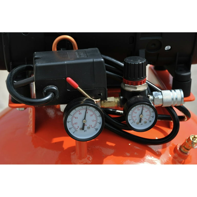 Hulk HP02P010SS 2 HP 10 Gallon Oil Free Dolly Air Compressor