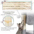 thumbnail image 6 of Alden Design 23in 2-Level Cat Tree Condo with Scratch Posts, Light Gray, 6 of 8