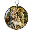 thumbnail image 3 of Wzzjkit Nativity Christmas Ornament, Christmas Tree Decorations Christmas Holiday Vision Birth Acrylic Pendant Hanging Sign Festive Wall Car Accessories, Christmas Party Decorations, 3 of 6