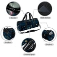 thumbnail image 2 of Constellation Gym Bag, Luggage Bag, Carry on Bag: Versatile Travel Tote, Size 17.7 Inches, with Interior Zipper Pocket & Large Capacity., 2 of 6