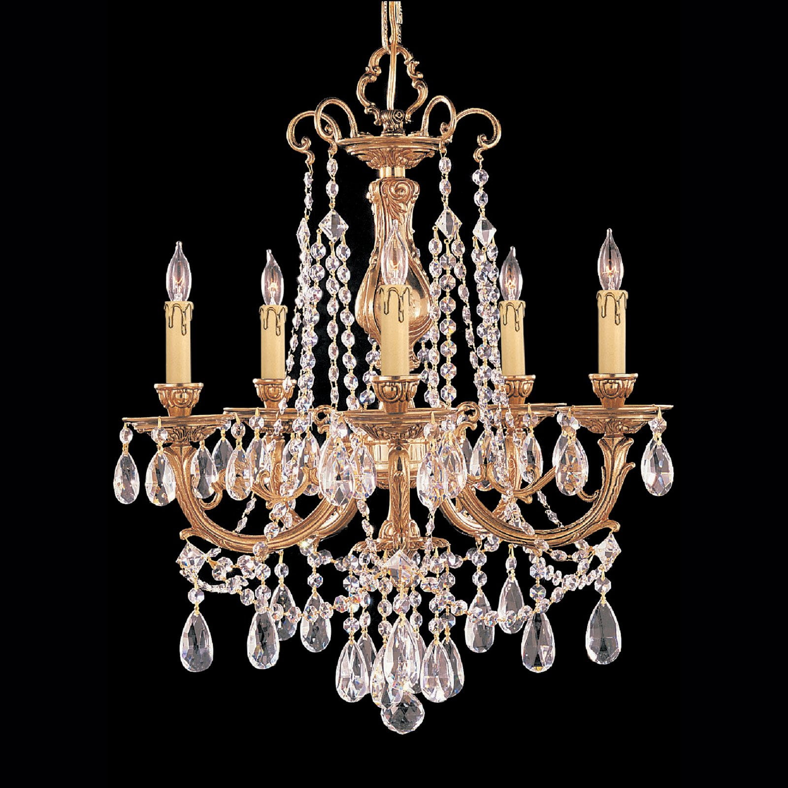 Crystorama 475-OB-CL-MWP Etta Crystal Chandelier - 20W in. - Walmart.com