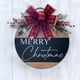 thumbnail image 5 of Fiudx Ofertas Flash Del Día Corona De Navidad Para Colgar En La Puerta De Entrada, Decoración Navideña, Adorno De Navidad De Madera Rústica Para Casa De Vacaciones, Porche, Ventana, Pared, Interior Y, 5 of 5
