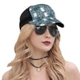 thumbnail image 5 of Lsque Forest Rabbit Printed Trucker Hat - Baseball Cap for Men Women - Breathable Mesh Side, Adjustable Fit - for Casual Wear, 5 of 7
