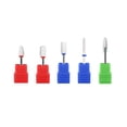 thumbnail image 2 of Cabezal De Pulido De Cerámica Para Decoración De Uñas, 5 Uds., Cabeza Redonda De Maíz, Llama De Cohete, Cabeza Plana, Pulidor De Uñas Eléctrico Tipo Bala De Maíz De Cerámica, Herramienta Especial Monstrate CE002870-00, 2 of 6