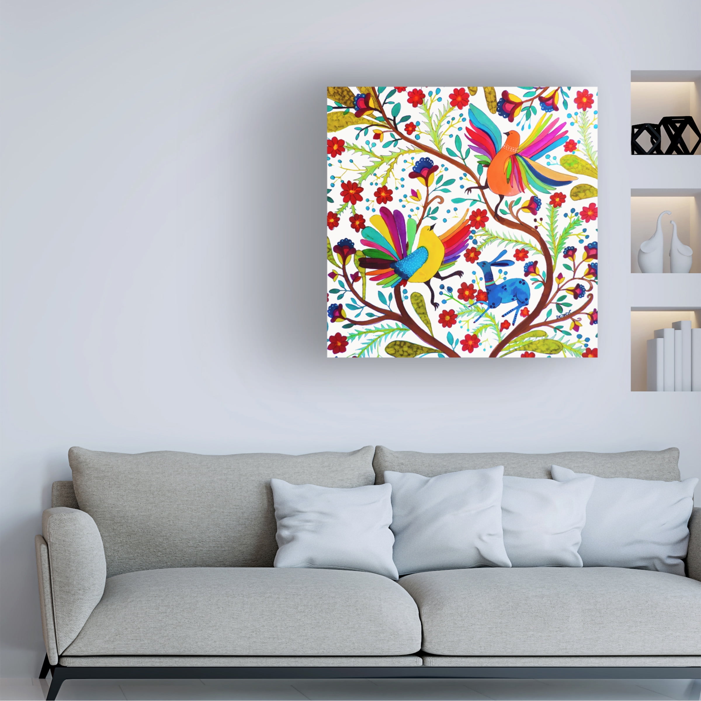 Sylvie Demers 'Amate' Canvas Art