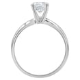 thumbnail image 5 of Unique Moments 1.00 ct Lab Grown Diamond Solitaire Ring in 14K White Gold (H, SI2), 5 of 11