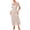 Beige, variant on Qiopertar Women's Two-Piece Dress Set Solid Color Short Sleeve Round Neck Lace Top and Slip Dress Casual Summer Spring Vacation Party Boho Outfit, Purple S