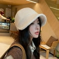 thumbnail image 2 of CoCopeaunts Autumn Winter Plush Baseball Cap Women Warm Lamb Wool Hats Snapback Cap Lady Girls Bomber Caps Spring Casquette Cap Gorras Bone, 2 of 6