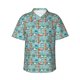 thumbnail image 1 of Fotbe Sea Lighthouse Camisa Hawaiana para Hombre Unisex – Camisa Casual de Verano con Botones de Manga Corta de Algodón y Lino,3X-Large, 1 of 7
