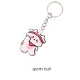 thumbnail image 4 of Cartoon Keychain Ring Fashion Cute Animal Acrylic Door Cartoon Keychain Car Key Holder Backpack Purse Wallet Keyring Pendant for Female Type 6, 4 of 9