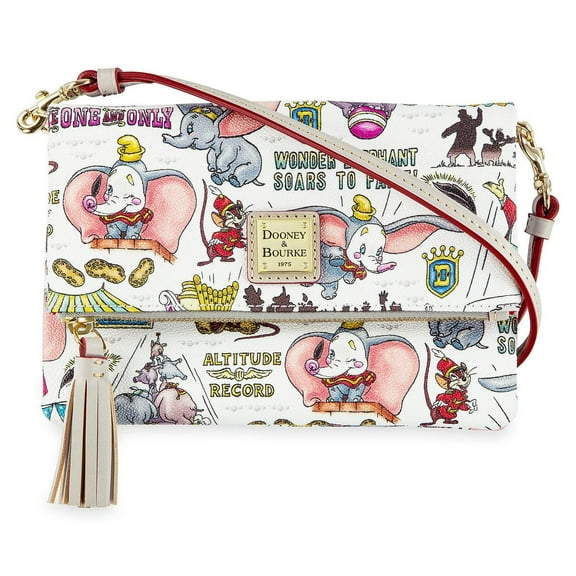 Disney Parks Dumbo by Dooney & Bourke Foldover Crossbody Bag New with Tags