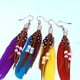 thumbnail image 3 of Qarigey Pendientes de plumas, accesorio de moda, adorno de gota para la oreja, decoración colgante de penacho, pendiente colgante bohemio para adorno de Ropa, zapatos y accesorios Miscelánea Marrón Qarigey AP010301-10, 3 of 6