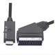 thumbnail image 1 of Adaptador Scart A HD 1080P (Convertidor de Audio y Vídeo Scart Macho A HD Hembra, Compatible para HDTV, DVD y PC, 1 M), 1 of 6
