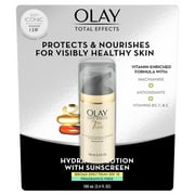 Olay Total Effects SPF 15 Fragrance-Free Face Moisturizer, 100mL with Ultimate Eye Cream, 0.5 mL