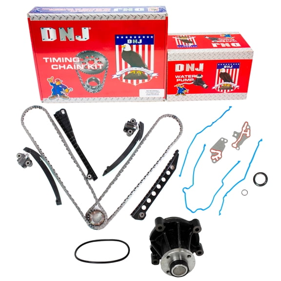 DNJ TK4184WP Timing Chain Kit with Water Pump Fits Cars & Trucks 02-08 Ford 6.8L V10 SOHC 20V