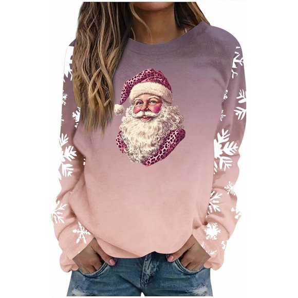 Women's Themed Sweatshirts Halloween Print Long Sleeve Loose Round Neck Casual Pullover Fall Winter Streetwear Festival Outfit