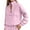 Pink, variant on Sweat Shirts For Womens Women's Solid Sweatshirt Women's Long Sleeve Half Zip Pullover Sweatshirt Casual Athletic Top Fashion Workout Shirt For Fall Winter Comfort