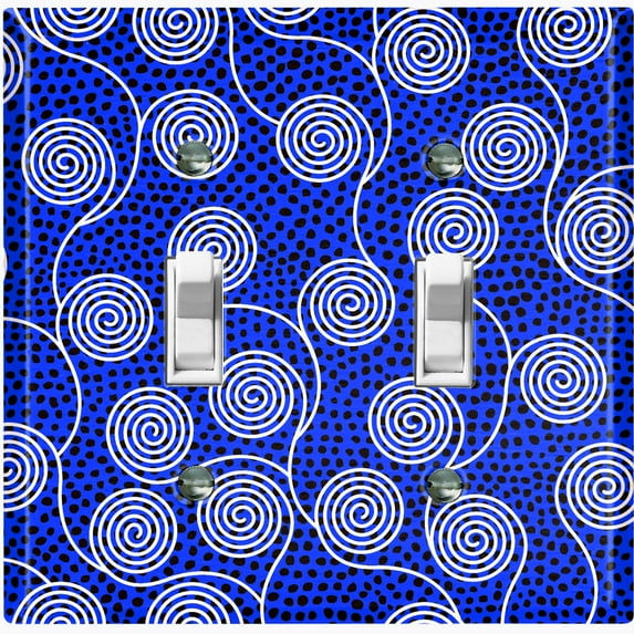 Metal Light Switch Plate Cover Colorful Safari African Tribal Art Pattern SFR028