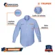 thumbnail image 3 of Camisa Azul Para Caballero, Manga Larga Talla M 60345, 3 of 8