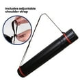 thumbnail image 5 of Pacific Arc - Expandable Poster Storage Mailing Tube, for Blueprint, Artwork, Plans, Drafting - Hard Plastic Black 25 inches to 37.5 inches with 3 Inch Opening, 5 of 11