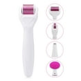 thumbnail image 2 of Kit de Rouleau Derma 6 en 1 pour Visage et Corps - Rouleau Derma Microneedle 0.25mm et 0.3mm avec 5 Têtes Remplaçables, Étui de Rangement et Réservoir de Désinfection, 2 of 5