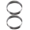 thumbnail image 1 of 2pcs Round Shaped Mousse Ring DIY Cake Baking Mold Biscuit Mould Tiramisu Cheese Cutter Pastry Mould, 1 of 6