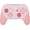 Cherry Blossoms Pink & Puffy Pink, variant on eXtremeRate Matcha Green Faceplate Backplate Handles for Nintendo Switch Pro Controller, Soft Touch DIY Replacement Grip Housing Shell Cover for Nintendo Switch Pro - Controller NOT Included