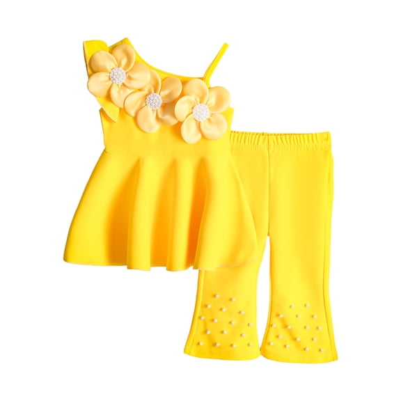 Toddler Baby Girls Clothes Short Sleeves T-Shirt Tops Shorts Cute Summer Outfits Set Girls Summer Set 1-3 Years,9-12 Months