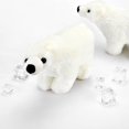 thumbnail image 4 of Cuddle Plush Polar Bear Stuffed Animal Toys Kawaii Floppy Collection, 4 of 6
