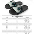 thumbnail image 2 of GZHJMY Stylish Slides for Women Men, Panda with a hacker theme Soft Flexible Slip-on Sandals Slippers, 2 of 7