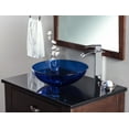 thumbnail image 2 of Miseno MNO-5208-PC Circular 16-1/2" Glass Bathroom Sink; Polished Chrome Drain, 2 of 7