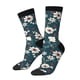 thumbnail image 1 of Balery Vintage Floral Calcetas Largas con Estampado para Hombre y Mujer – Suaves y Transpirables, Talla Única (US 5-11), 1 of 6