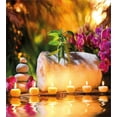 thumbnail image 3 of Ambesonne Spa Duvet Cover Sets, Romantic Garden, 2-King, Purple White and Green, 3 of 6