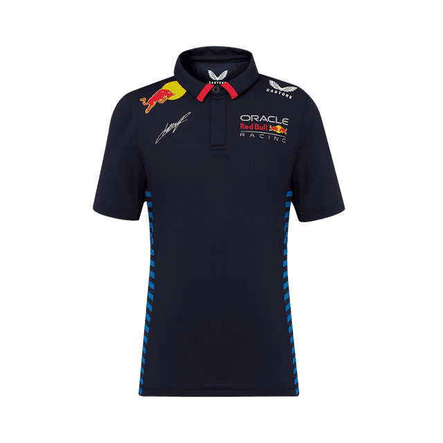 Red Bull Racing Infantil Camiseta Polo Checo Pérez Oficial 2024