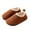 Brown, variant on Otqutp Baby First Walking Sneakers Kids Boys Girls Slippers House Booties Indoor Shoes Easy Fasten Non Slip Sole Slippers