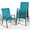 Sky Blue, variant on YEXJ Patio Dining Chairs Set of 4, Outdoor High Stacking Chairs for All Weather, Breathable Seat Fabric and Alloy Steel Frame for Backyard, Porch, Garden-4-Grey